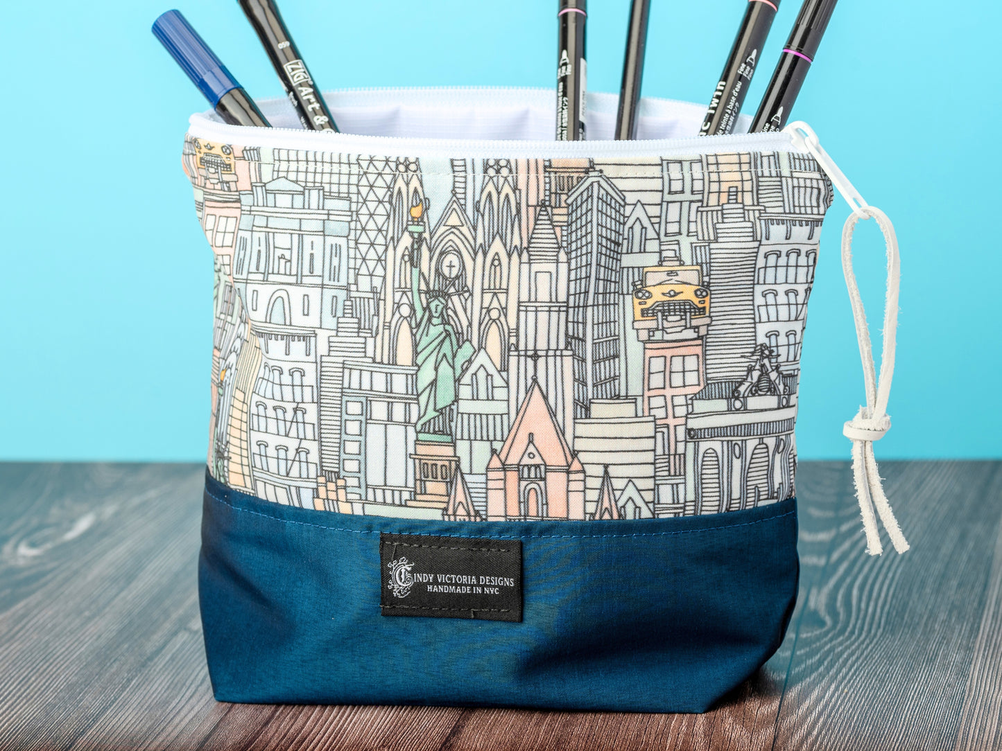 NYC print large stand-up pouch